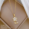Titanium Steel And Copper Unisex Geometric Heavy Industry Necklace With Microinlaid Real Gold Plating And Diamond Design