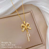 Titanium Steel And Copper Women's Geometric Style Planet Starry Sky Diamond Microinlay Necklace