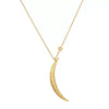 Titanium Steel And Stainless Steel Electroplated Geometric Snake Necklace For Women