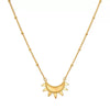 Titanium Steel And Stainless Steel Electroplated Geometric Snake Necklace For Women