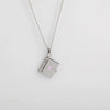 Titanium Steel And Stainless Steel Geometric Butterfly Pendant With O Shaped Chain Electroplated And Color Preserved