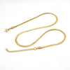 316L Stainless Steel And 316L Stainless Steel Geometric Hip Hop Blade Chain Clavicle Necklace With Electroplating