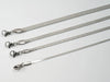 316L Stainless Steel And 316L Stainless Steel Geometric Hip Hop Blade Chain Clavicle Necklace With Electroplating