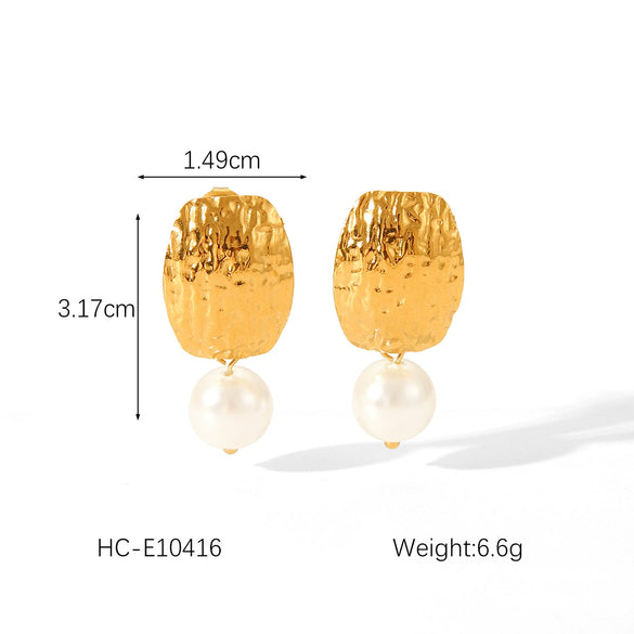 Titanium Steel And Stainless Steel Geometric Love Butterfly Heart Animals Zodiac Electroplated Women's Earrings