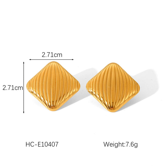Titanium Steel And Stainless Steel Geometric Love Butterfly Heart Animals Zodiac Electroplated Women's Earrings