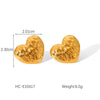 Titanium Steel And Stainless Steel Geometric Love Butterfly Heart Animals Zodiac Electroplated Women's Earrings