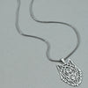 Titanium Steel Animal Wolf Head Cut Out Pendant Necklace For Men Electroplated Punk Style