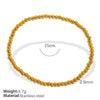 316L Stainless Steel Ball Bracelet Minimalist Style Electroplated Jewelry For Ladies