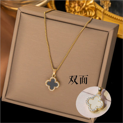 Titanium Steel Basic Simple Style Classic Style Plating V Shape Heart Shape Rings Earrings Necklace