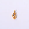 Titanium Steel Birthstone Jewelry Electroplating Horse's Eye Pendant For Ladies