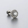 Titanium Steel Bowknot Zircon Set Women's Earrings