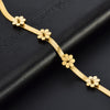 Titanium Steel Bracelet Geometric Pattern Polished For Women