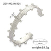 Titanium Steel Bracelet Light Luxury Highend Opening Niche Design Electroplated Hand Jewelry