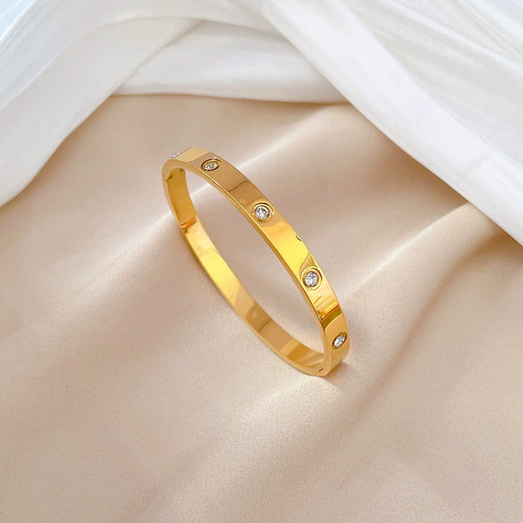 Titanium Steel Bracelet Retro Fashion Electroplated Jewelry