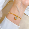 Titanium Steel Bracelet Retro Fashion Electroplated Jewelry
