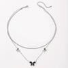 Titanium Steel Butterfly Love Water Drops Bell Pattern Bracelet Necklace Earrings Jewelry For Women