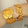 316L Stainless Steel Camellia Bracelet Electroplating Simple Style Jewelry