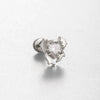 Titanium Steel Cartilage Earrings With Zircon Butterfly Spider Style