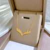 Titanium Steel Cartoon Geometric Electroplated Necklace For Female