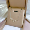 Titanium Steel Cartoon Geometric Electroplated Necklace For Female