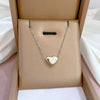 Titanium Steel Cartoon Plant Flowers Geometric Style Electroplated Cold Necklace For Women