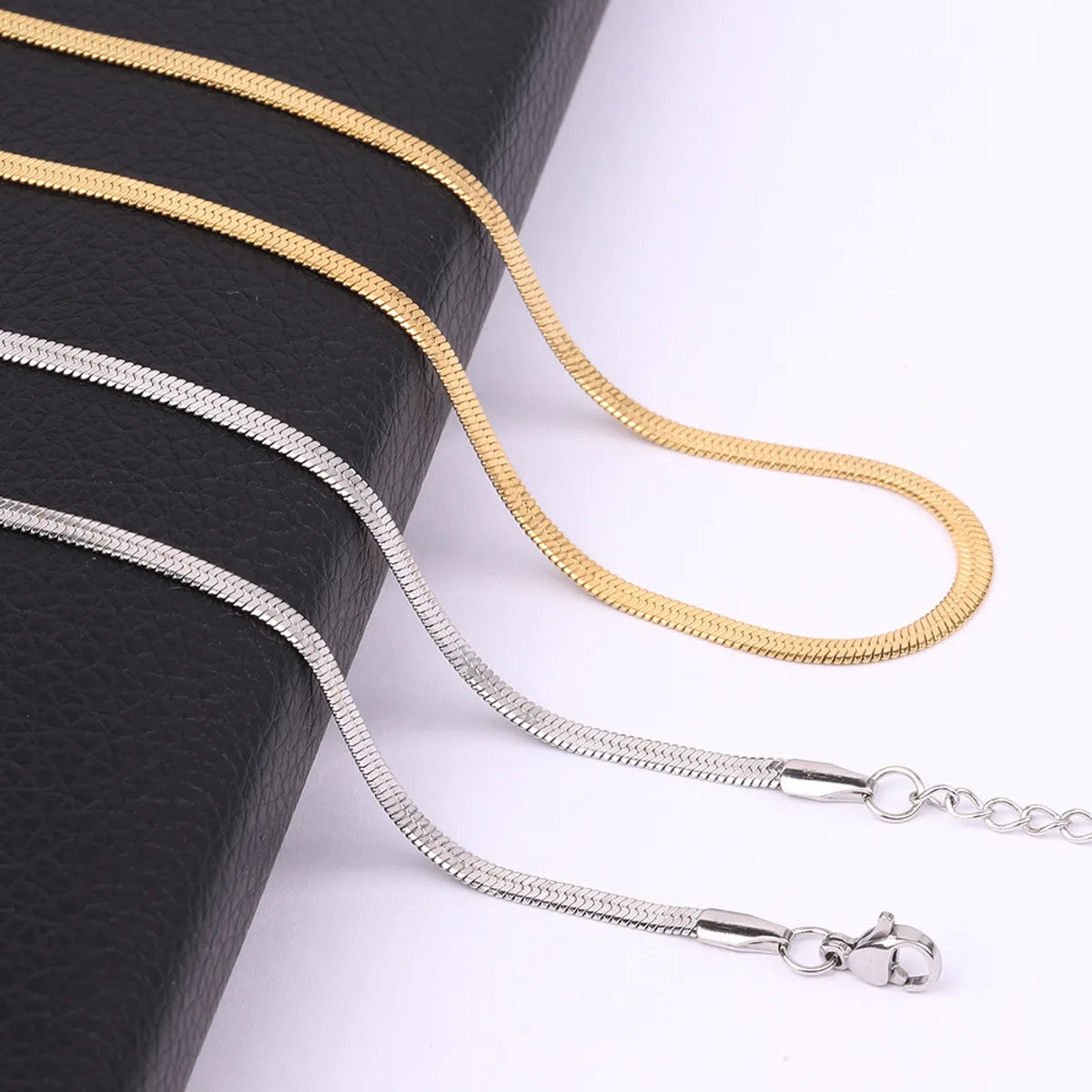 Titanium Steel Casual Hip-Hop Geometric Plating Necklace