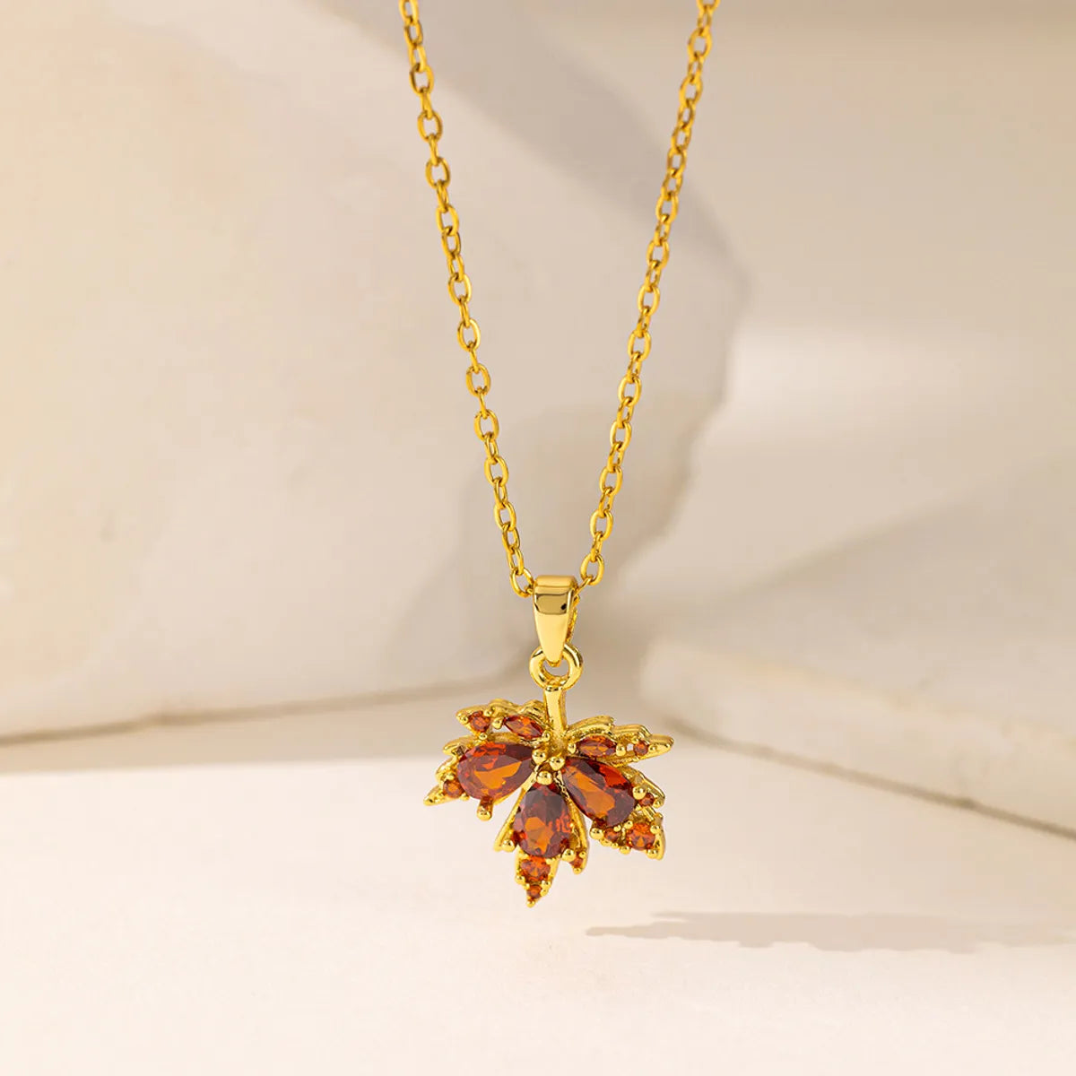 Wholesale Jewelry Casual Simple Style Commute Heart Shape Flower Butterfly 304 Stainless Steel Artificial Rhinestones 18K Gold Plated Inlay Pendant Necklace