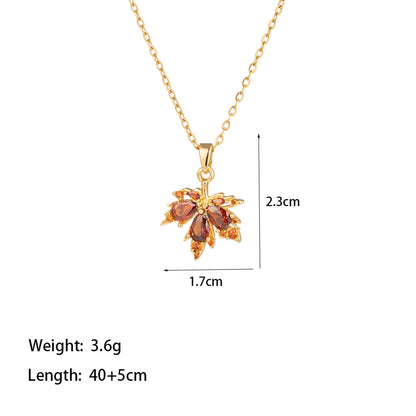 Wholesale Jewelry Casual Simple Style Commute Heart Shape Flower Butterfly 304 Stainless Steel Artificial Rhinestones 18K Gold Plated Inlay Pendant Necklace