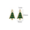 Titanium Steel Christmas Deer Head Pendant Jewelry With Letters Numbers Text Electroplated