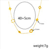 Titanium Steel Clavicle Necklace For Women Electroplated Light Luxury Exquisite Niche Allmatch