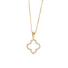 Titanium Steel Clavicle Necklace Minimalist Geometric Leaves Electroplated O Chain For Women