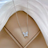 Titanium Steel Cold Necklace With Geometric Pattern And Real Gold Electroplated Cartoon Style For Unisex