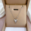 Titanium Steel Cold Necklace With Geometric Pattern And Real Gold Electroplated Cartoon Style For Unisex