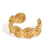 Titanium Steel Conch Bracelet Women's Nonfading Minimalist Stainless Steel Jewelry Electroplated