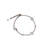 Titanium Steel Constellation Gold Inlaid Chain Bracelet For Women
