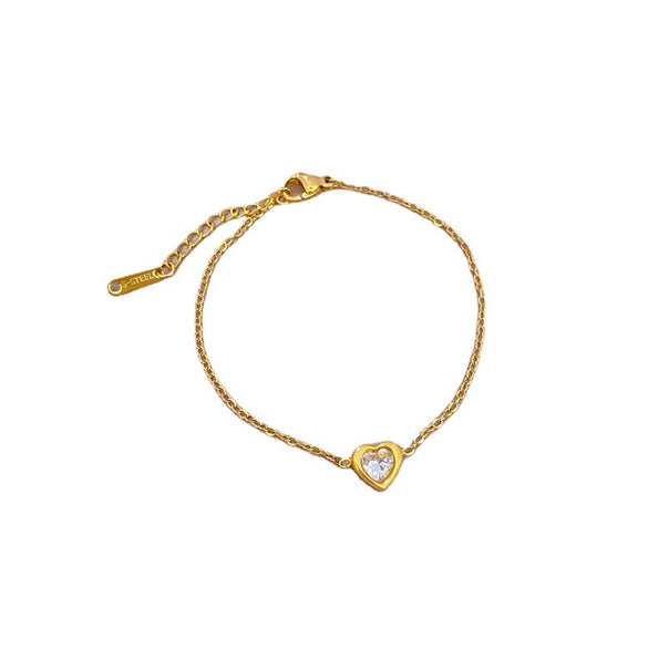 Titanium Steel Constellation Gold Inlaid Compact Bracelet For Women