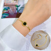 Titanium Steel Constellation Gold Inlaid Women's Bracelet