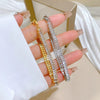 Titanium Steel Constellation Inlaid With Gold Bracelet For Women