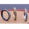 Stainless Steel Constellation Ring With Diamond Set Star Design Light Luxury Stainless Steel Jewelry For Women And Couples