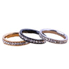 Stainless Steel Constellation Ring With Diamond Set Star Design Light Luxury Stainless Steel Jewelry For Women And Couples