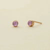 Titanium Steel Constellation Zircon Earrings
