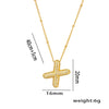 Titanium Steel Copper 18K Gold Plated Casual Simple Style Inlay Letter Zircon Pendant Necklace