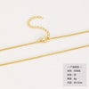 Titanium Steel Copper Cuban Link Chain Curb Chain Cable Chain Box Chain 45-50cm Necklace Chain