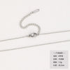 Titanium Steel Copper Cuban Link Chain Curb Chain Cable Chain Box Chain 45-50cm Necklace Chain