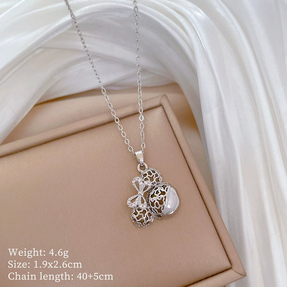 Titanium Steel Copper Microinlaid Real Gold Plating Geometric Style Unisex Necklace