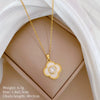 Titanium Steel Copper Microinlaid Real Gold Plating Geometric Style Unisex Necklace