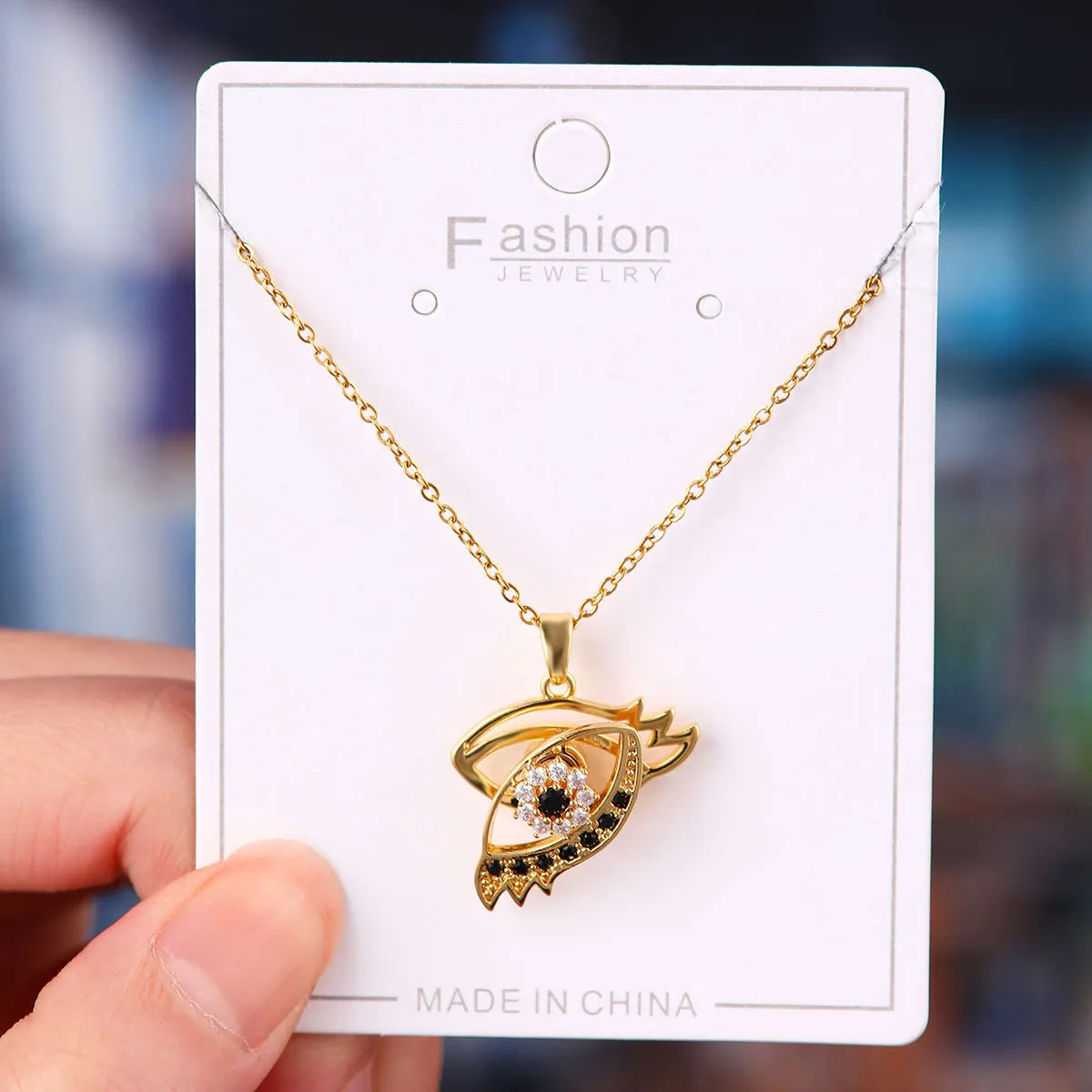 Titanium Steel Copper Simple Style Plating Flower Pendant Necklace