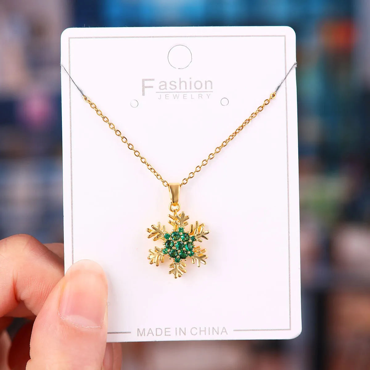 Titanium Steel Copper Simple Style Plating Flower Pendant Necklace