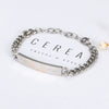 Titanium Steel Couple Bracelet Heart Pattern Corrosionresistant Jewelry