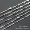 Titanium Steel Cross O Shaped Chain Necklace For Women Popular Style Polishing